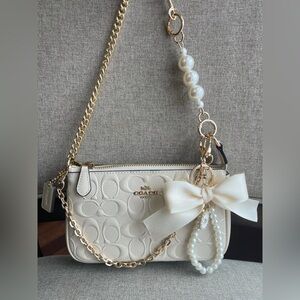 NWT!4PCS COACH NOLITA 19 IN SIGNATURE LEATHER (CU000)gift receipt FAST SHIPPING